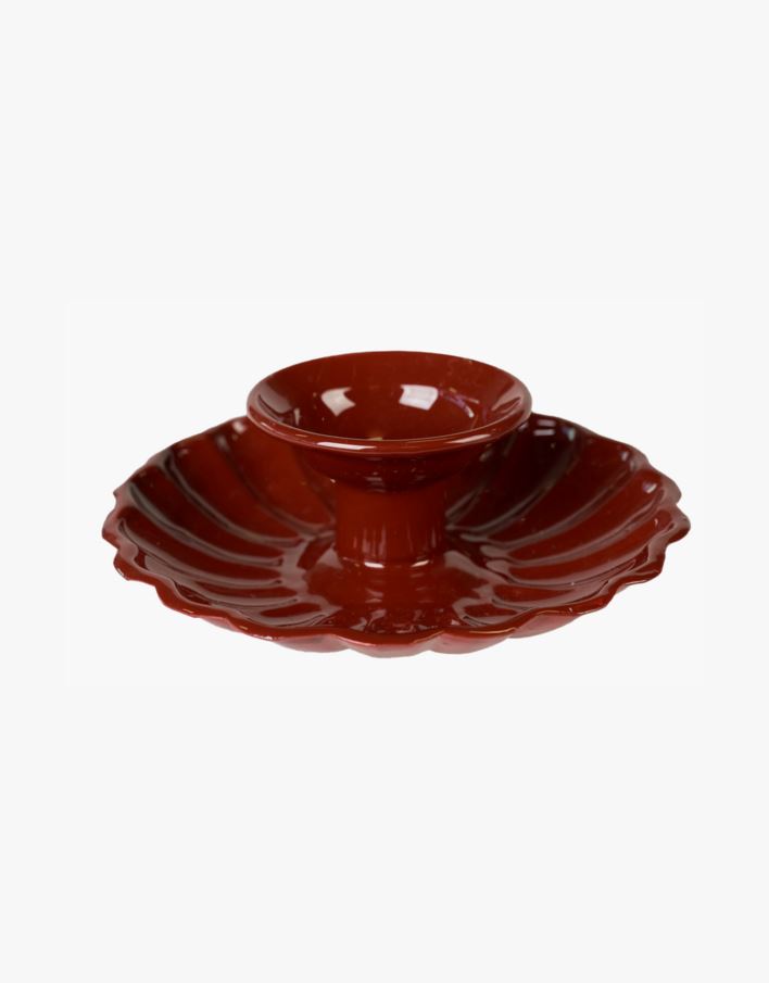 Küünlajalg punane - 12x12x4,5 cm punane - 1