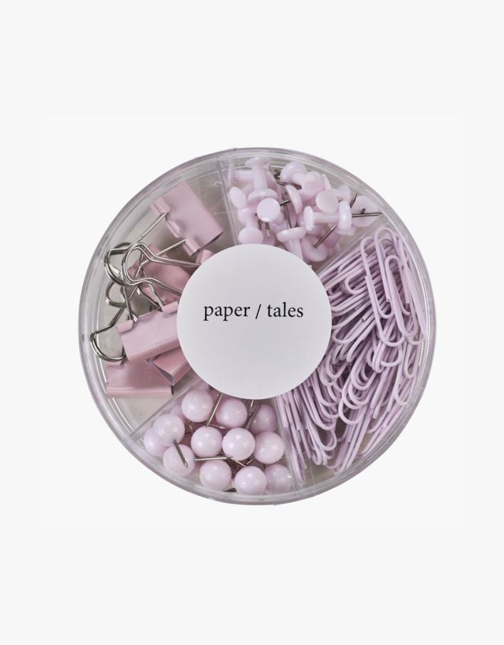 Kontorikomplekt roosa - 10 cm roosa - 1