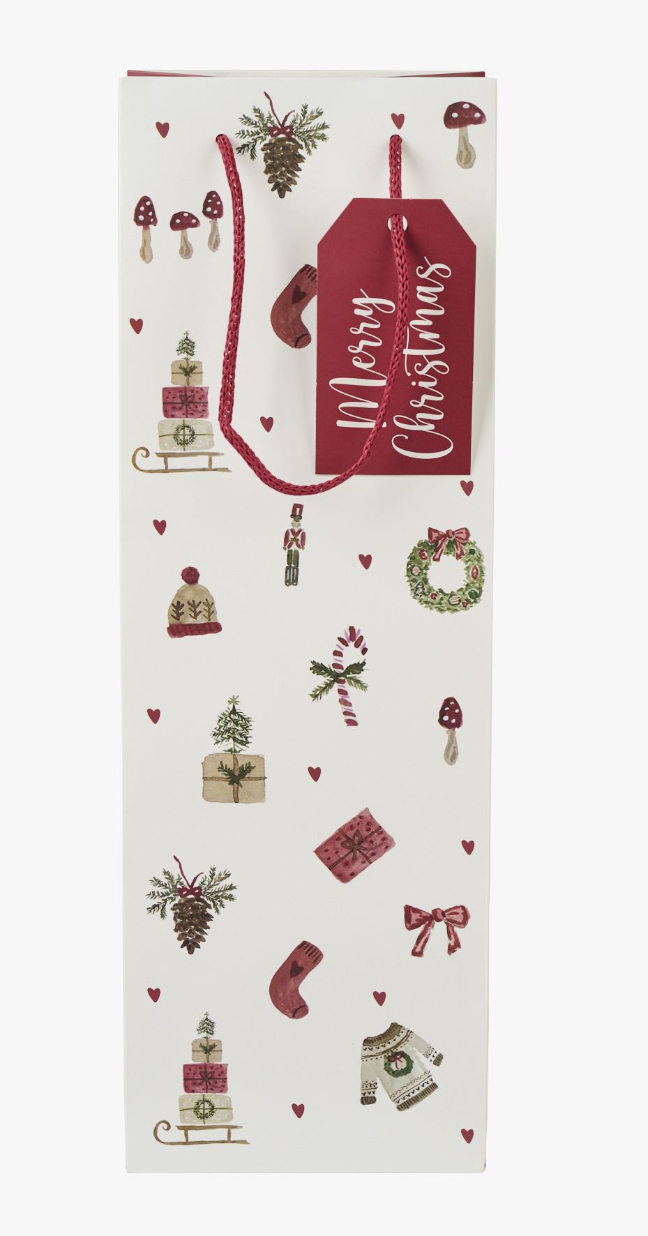 Pudelikott valge - 12x36x10 cm valge - 1