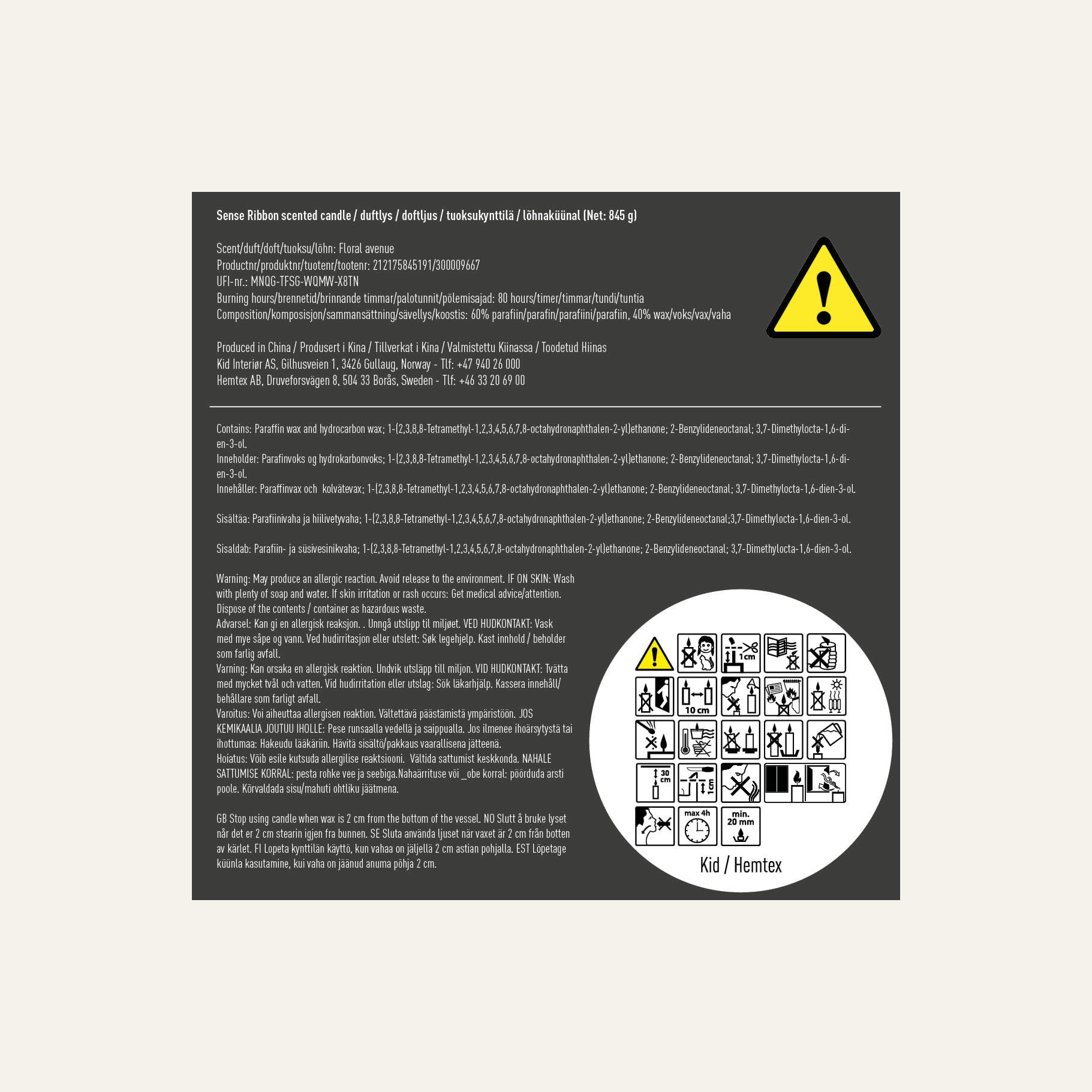 Lõhnaküünal kuldne - 3