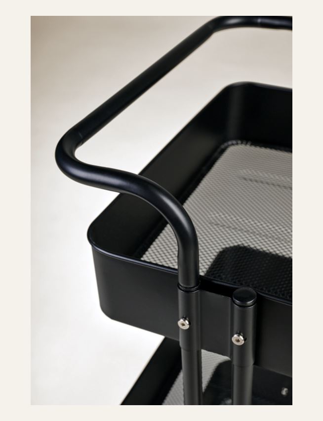 Ratastega riiul must - 3