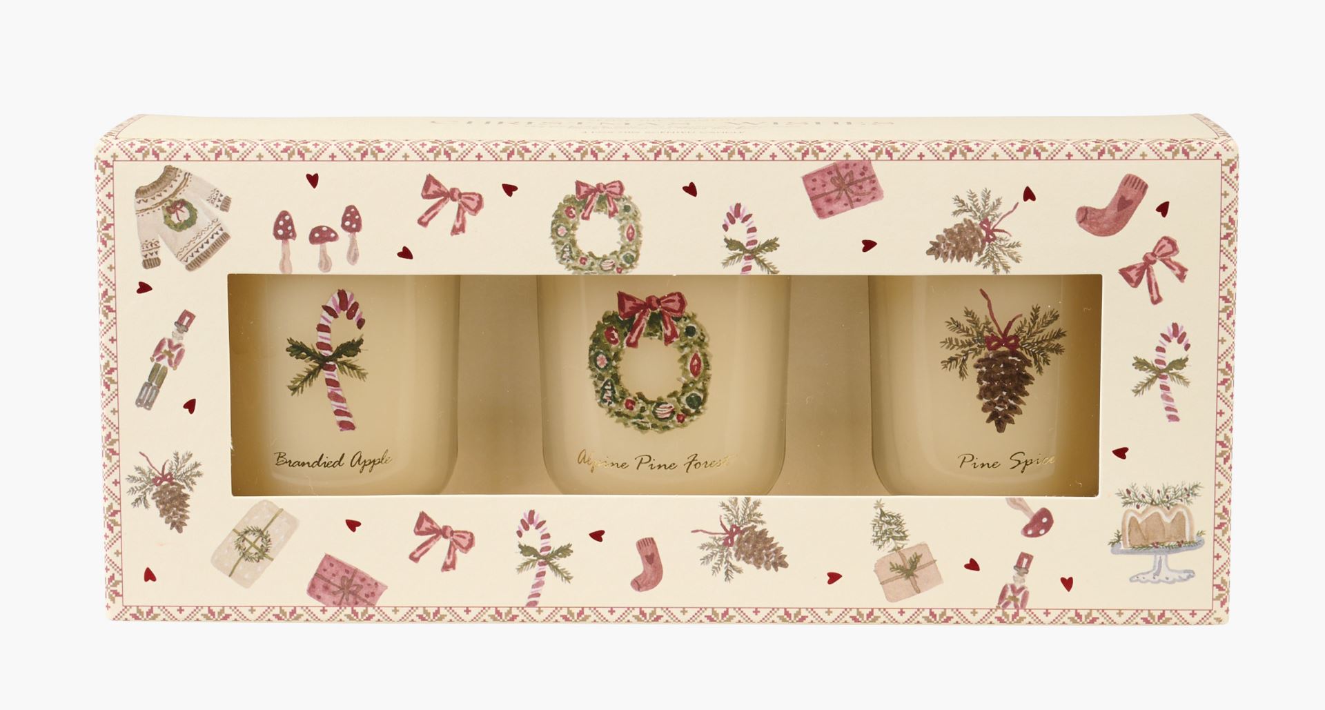 Lõhnaküünal mitmevärviline/punane - 70 g mitmevärviline/punane - 1