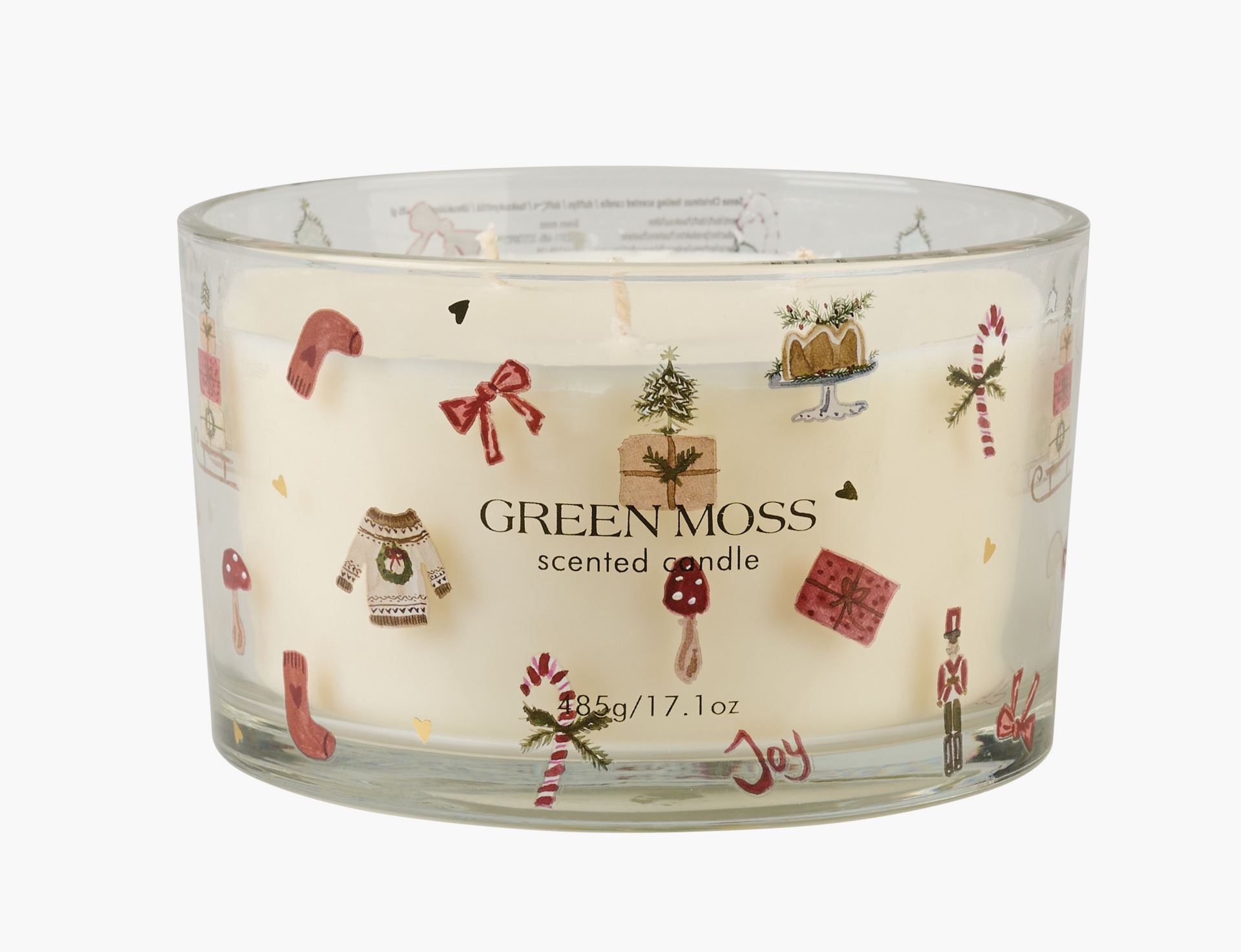 Lõhnaküünal mitmevärviline/punane - 485 g mitmevärviline/punane - 1