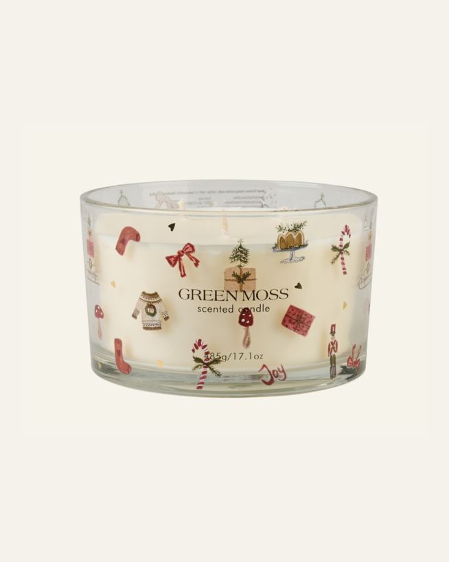 Lõhnaküünal mitmevärviline/punane - 485 g mitmevärviline/punane - 1