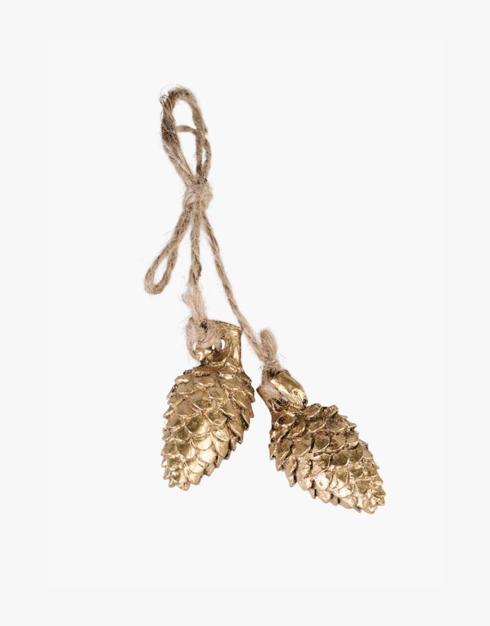 Kinkekaunistus kuldne - 2,2x4x2,2 cm kuldne - 1