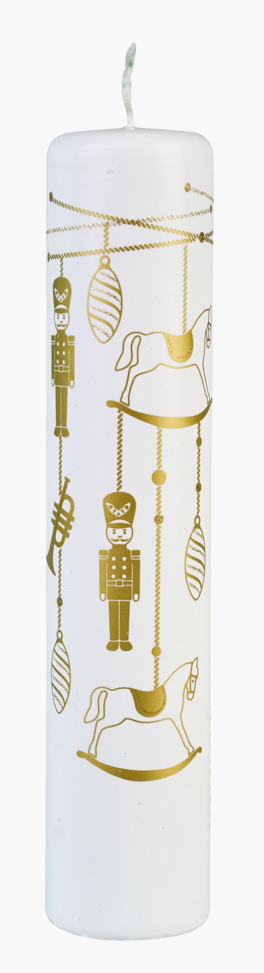 Dekoratiivküünal kuldne - 25 cm 5 cm kuldne - 1