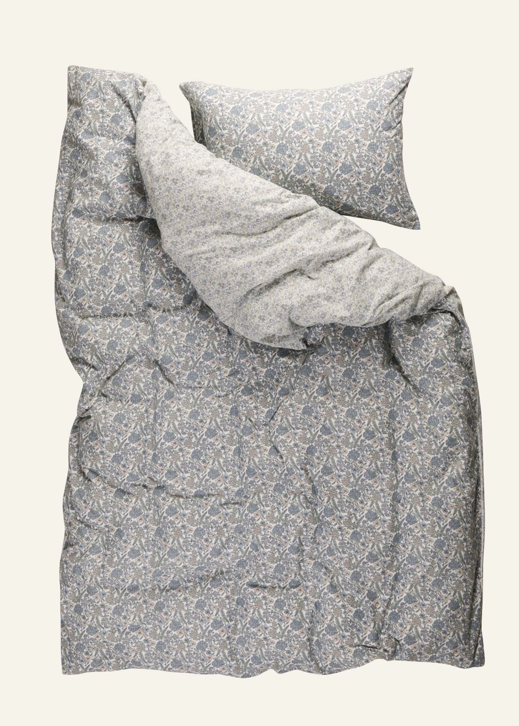 Flanell voodipesukomplekt mitmevärviline/sinine - 3