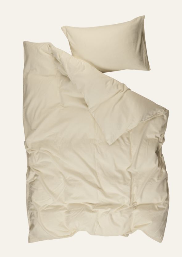 Flanell voodipesukomplekt kollane - 2