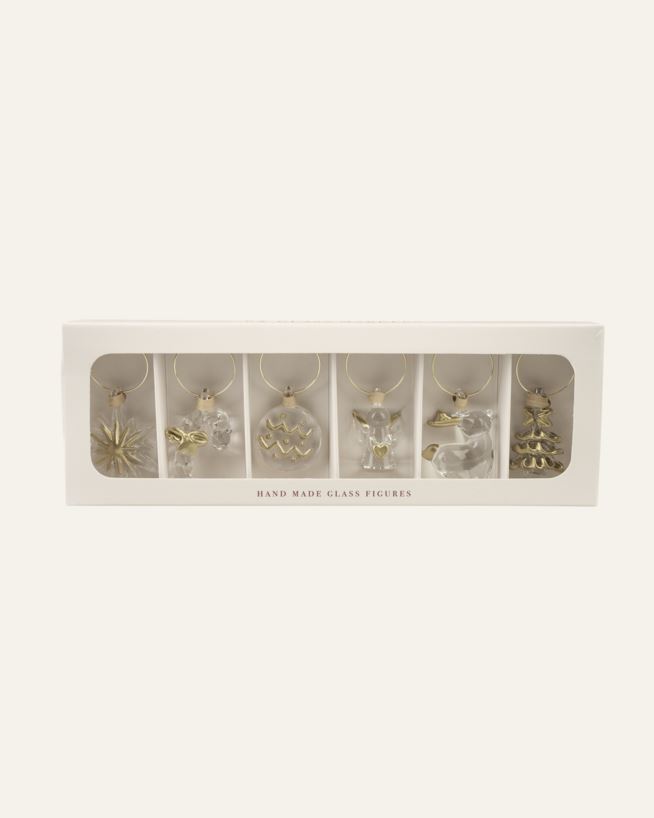 Klaasi markerid mitmevärviline/kuldne - 2,5x5x0,2 cm mitmevärviline/kuldne - 1