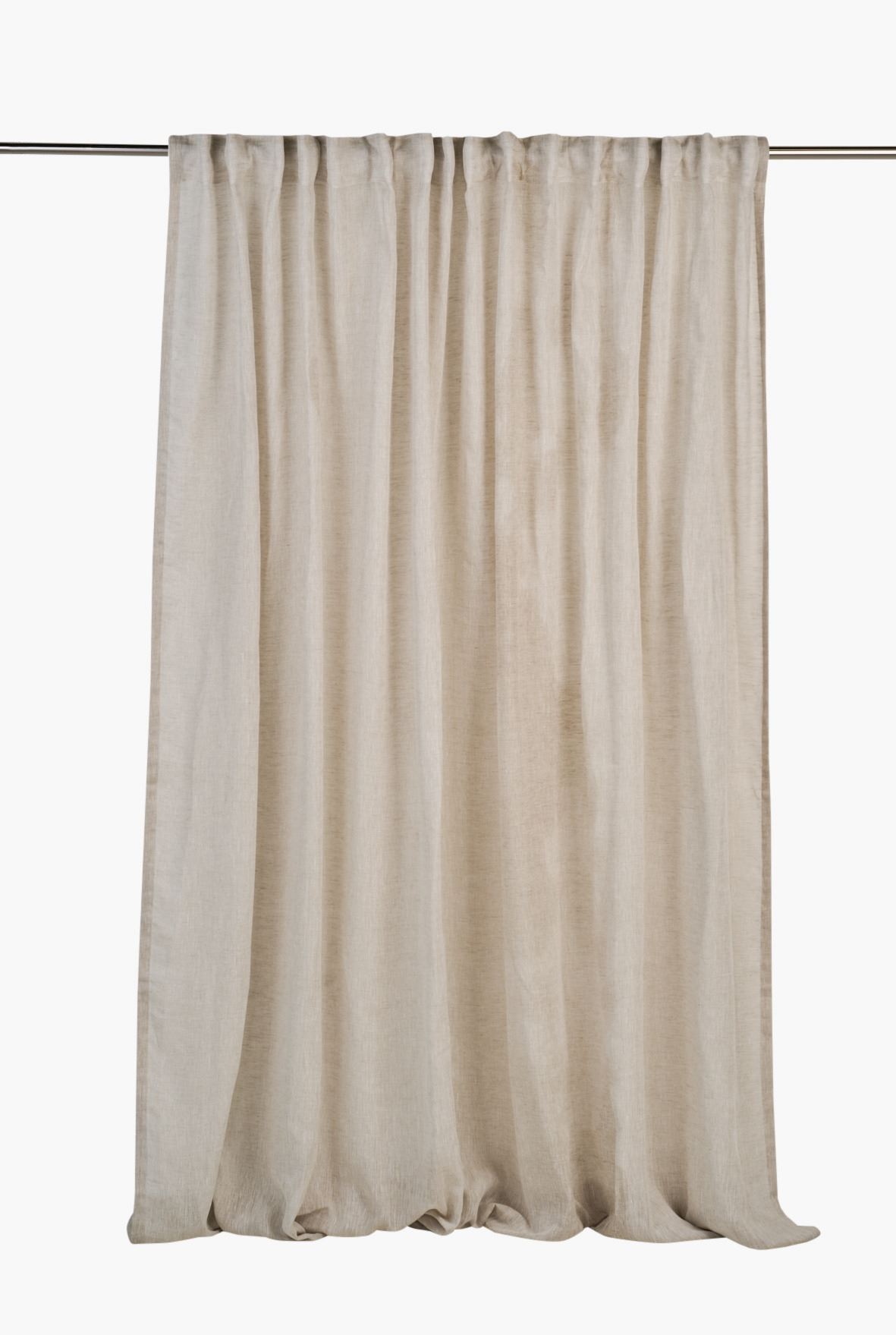 Eriti lai linane kardin naturaalne toon - 240x300 cm naturaalne toon - 1