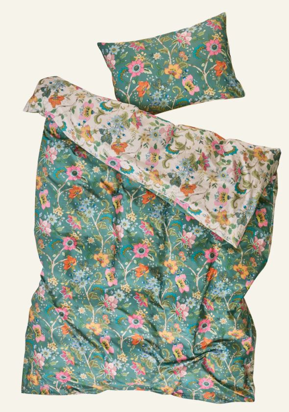 Voodipesukomplekt perkalpuuvillast mitmevärviline - 3