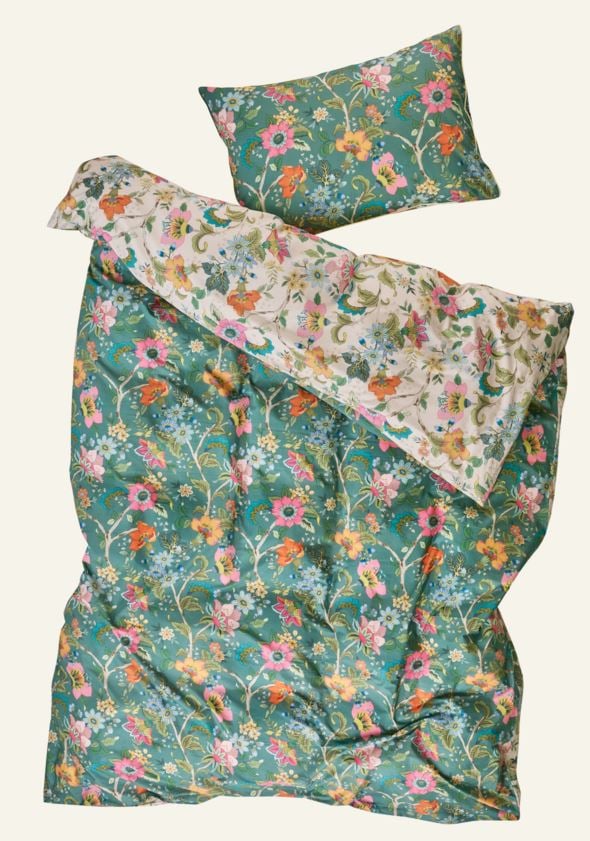 Voodipesukomplekt perkalpuuvillast mitmevärviline - 3