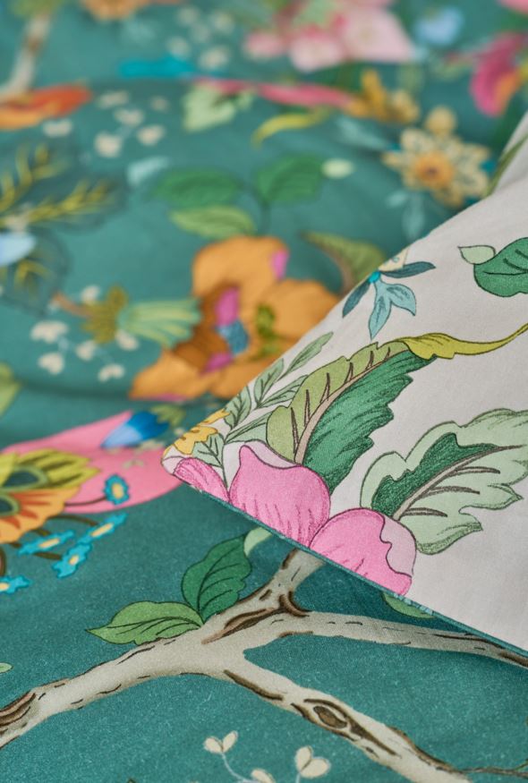 Voodipesukomplekt perkalpuuvillast mitmevärviline - 4