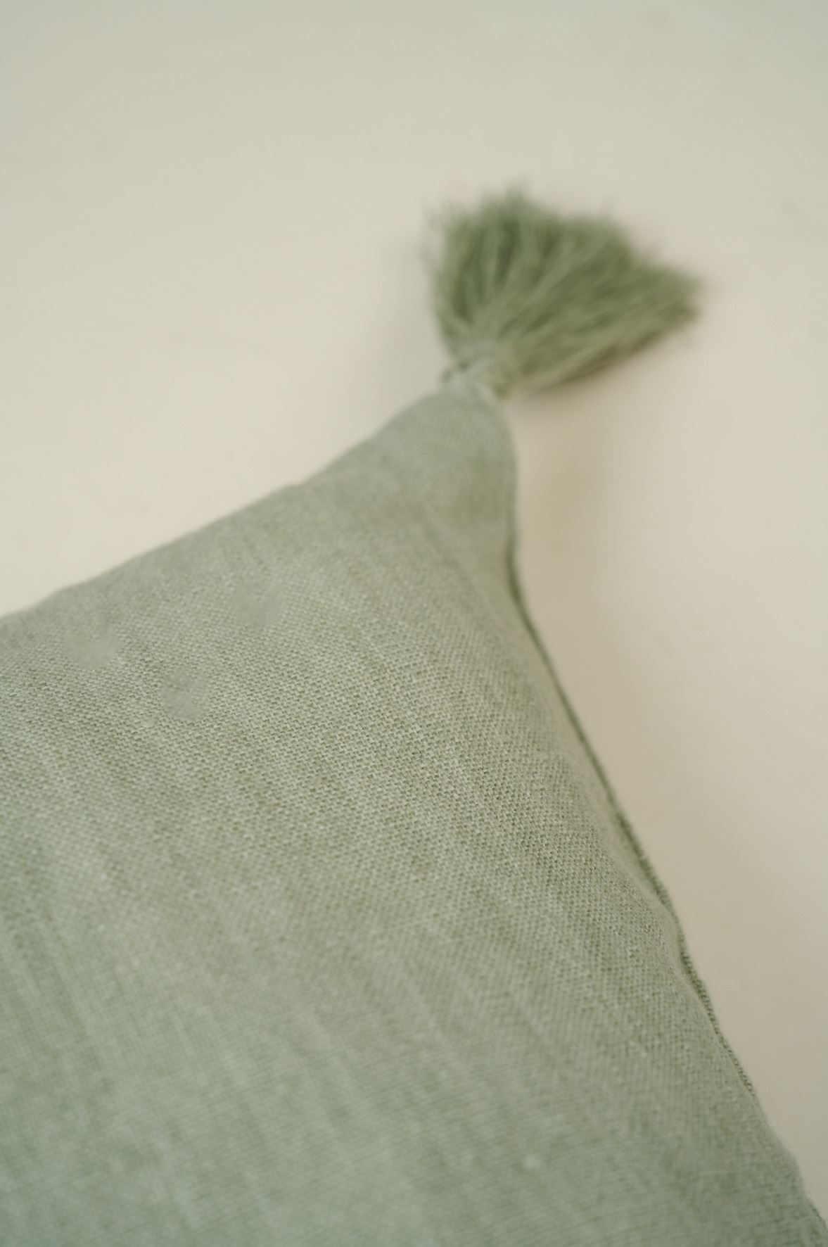 Dekoratiivpadja kate heleroheline - 2