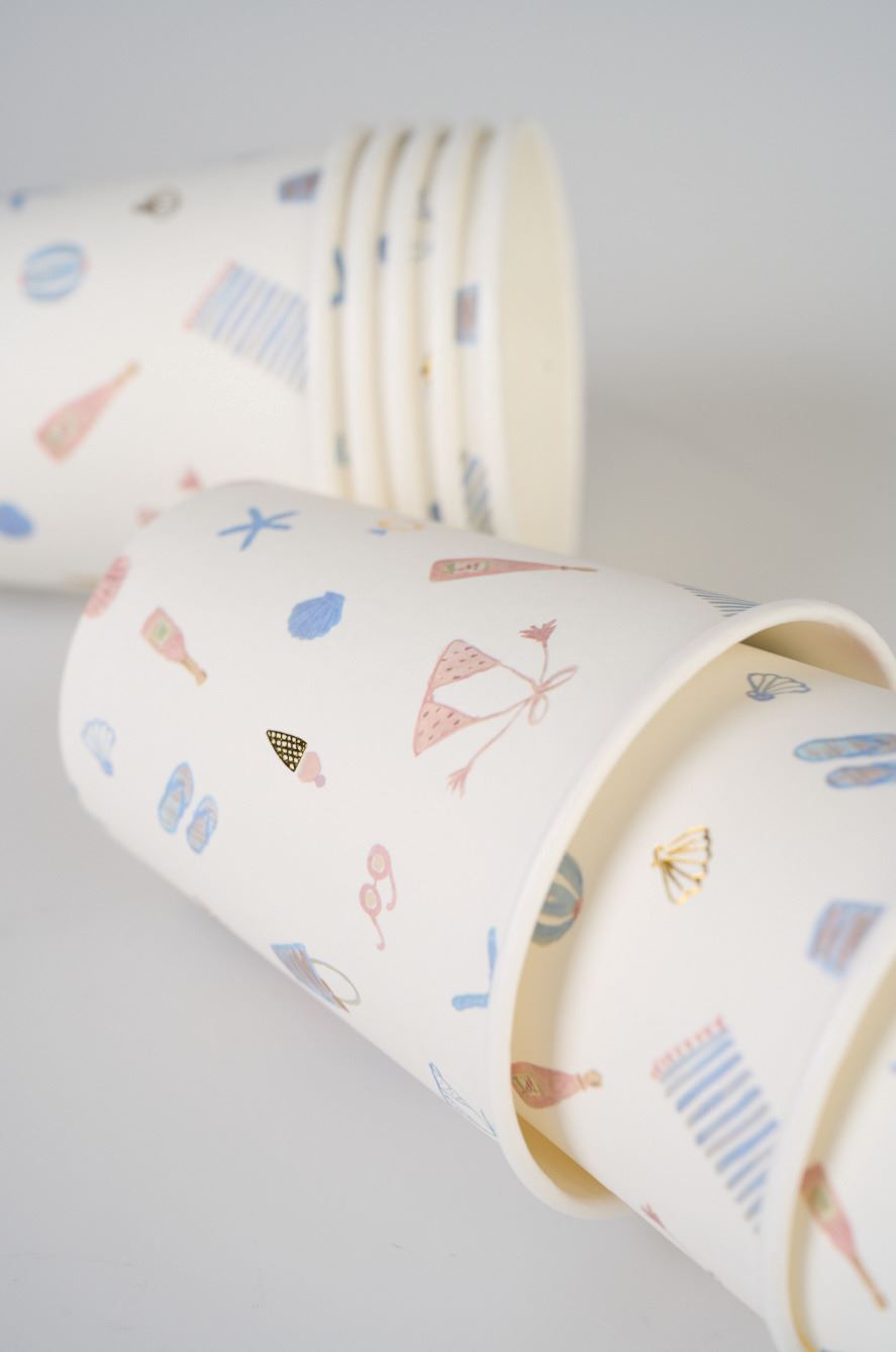 Papptass x 8 mitmevärviline - 3