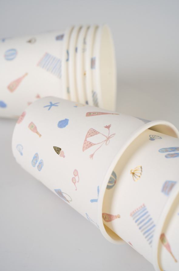 Papptass x 8 mitmevärviline - 3