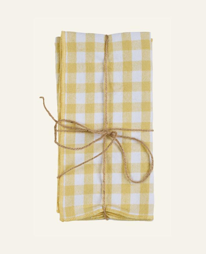 Kangast salvrätik 2tk kollane - 45x45 cm kollane - 1