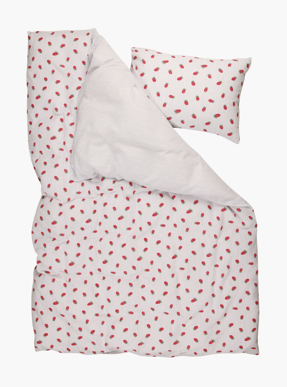 Voodipesukomplekt krepp-puuvillane hele sinine - 3