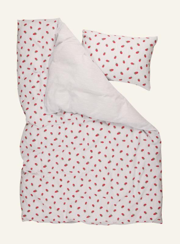 Voodipesukomplekt krepp-puuvillane hele sinine - 3