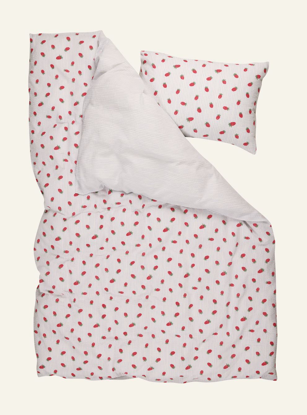 Voodipesukomplekt krepp-puuvillane hele sinine - 3