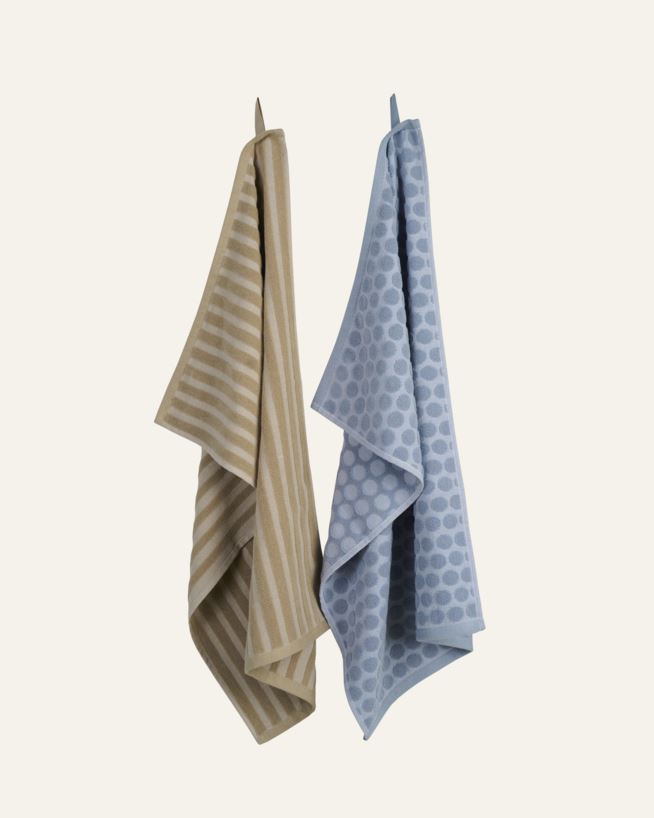 2 pk köögirätik sinine - 45x70 cm sinine - 1