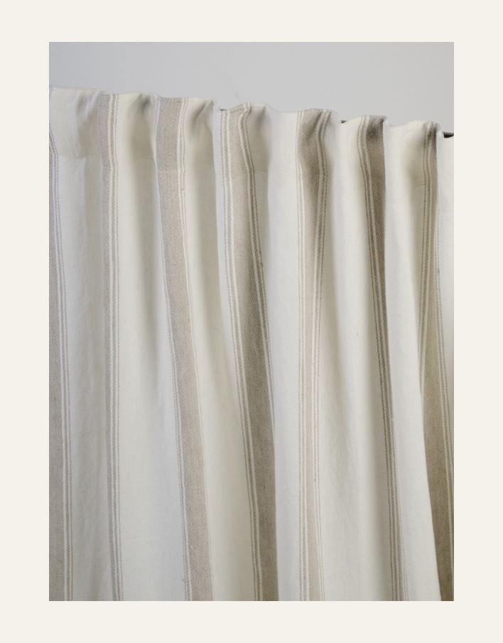 Linane kardin mitmevärviline/valge - 3