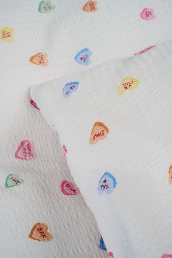 Voodipesukomplekt krepp-puuvillane mitmevärviline - 2