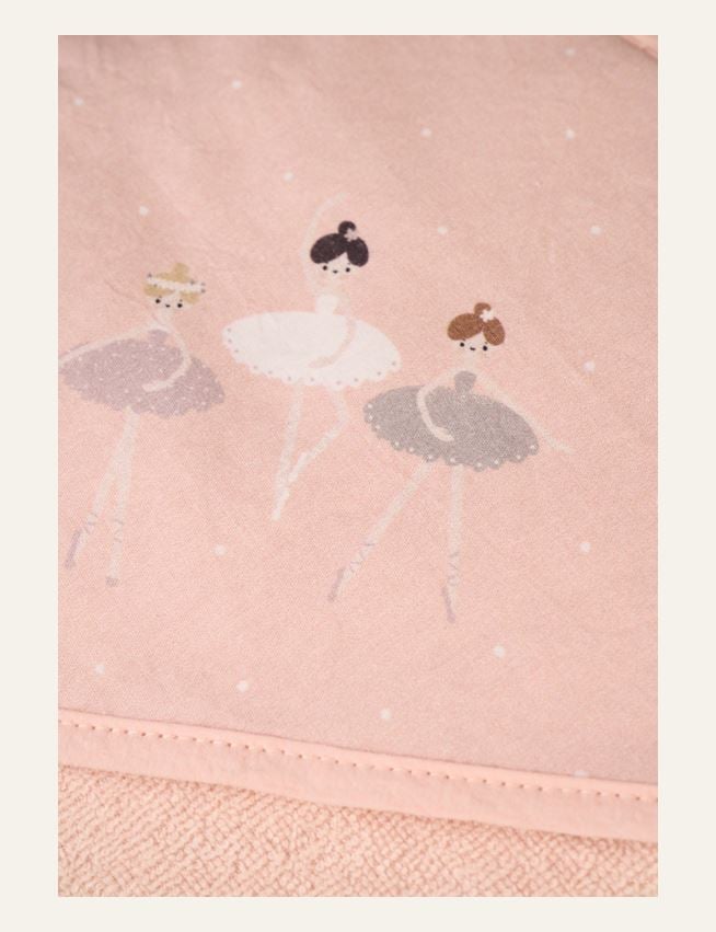 Kapuutsiga rätik roosa - 2