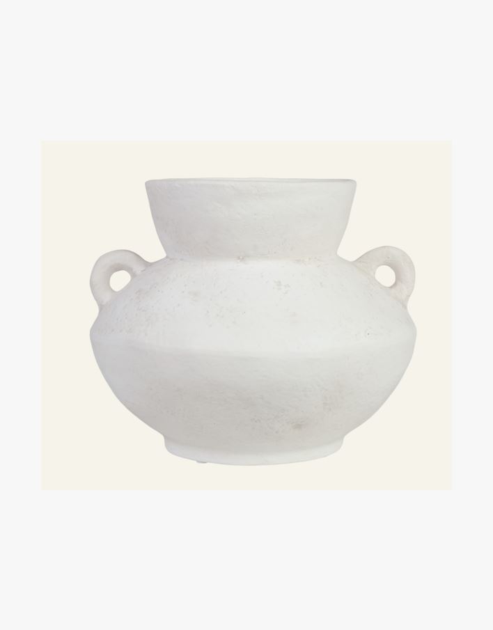 Vaas valge - 23x23x19,5 cm valge - 1