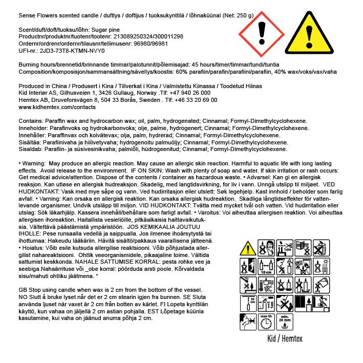 Lõhnaküünal mitmevärviline/roheline - 3