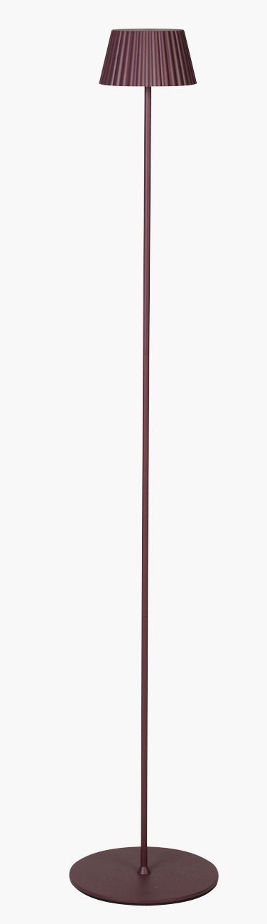 Led põrandalamp tumepunane - 122 cm ø13,5 tumepunane - 1