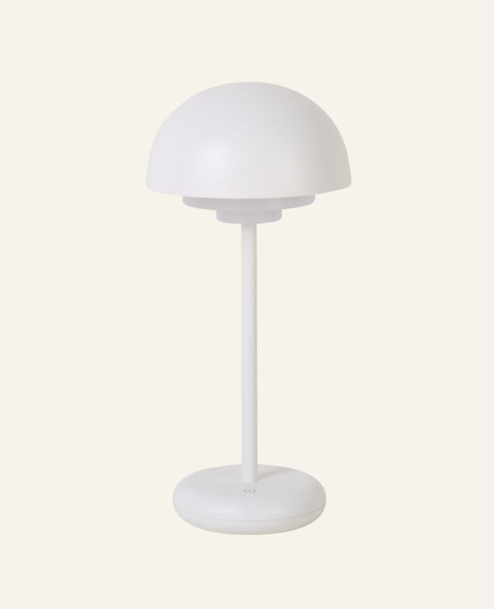 Patareitoitel valgusti valge - 28,2 cm ø13,7 valge - 1