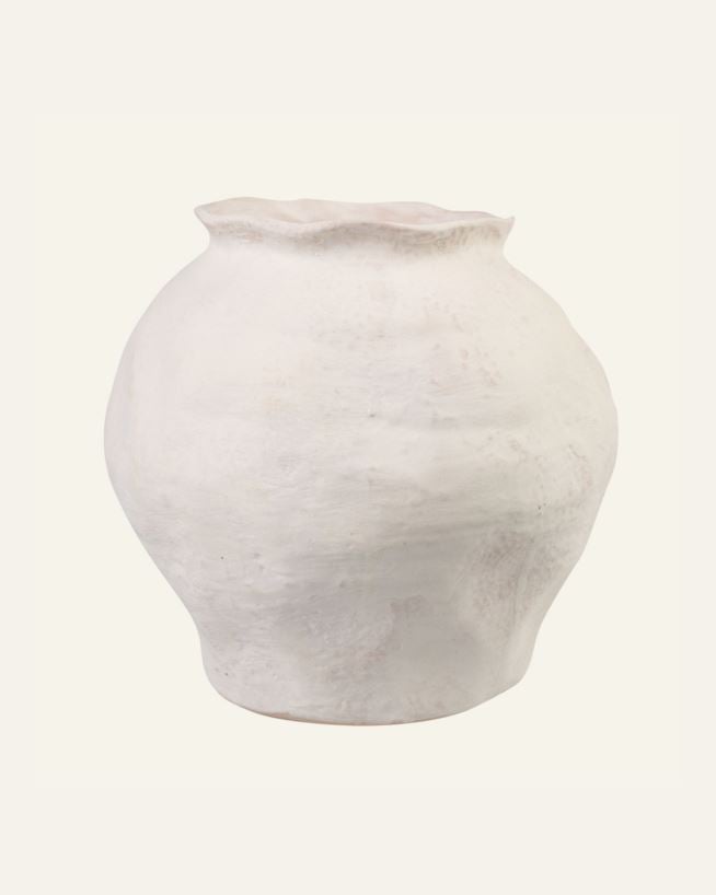 Vaas valge - 25,6x25,6x24,4 cm valge - 1