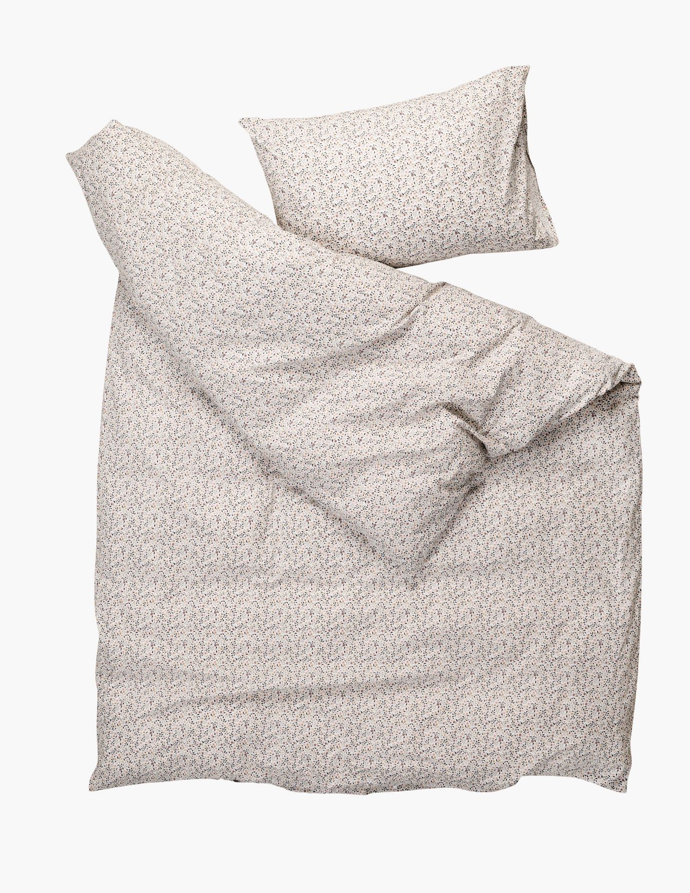 Voodipesukomplekt puuvillane mitmevärviline/roheline - 2