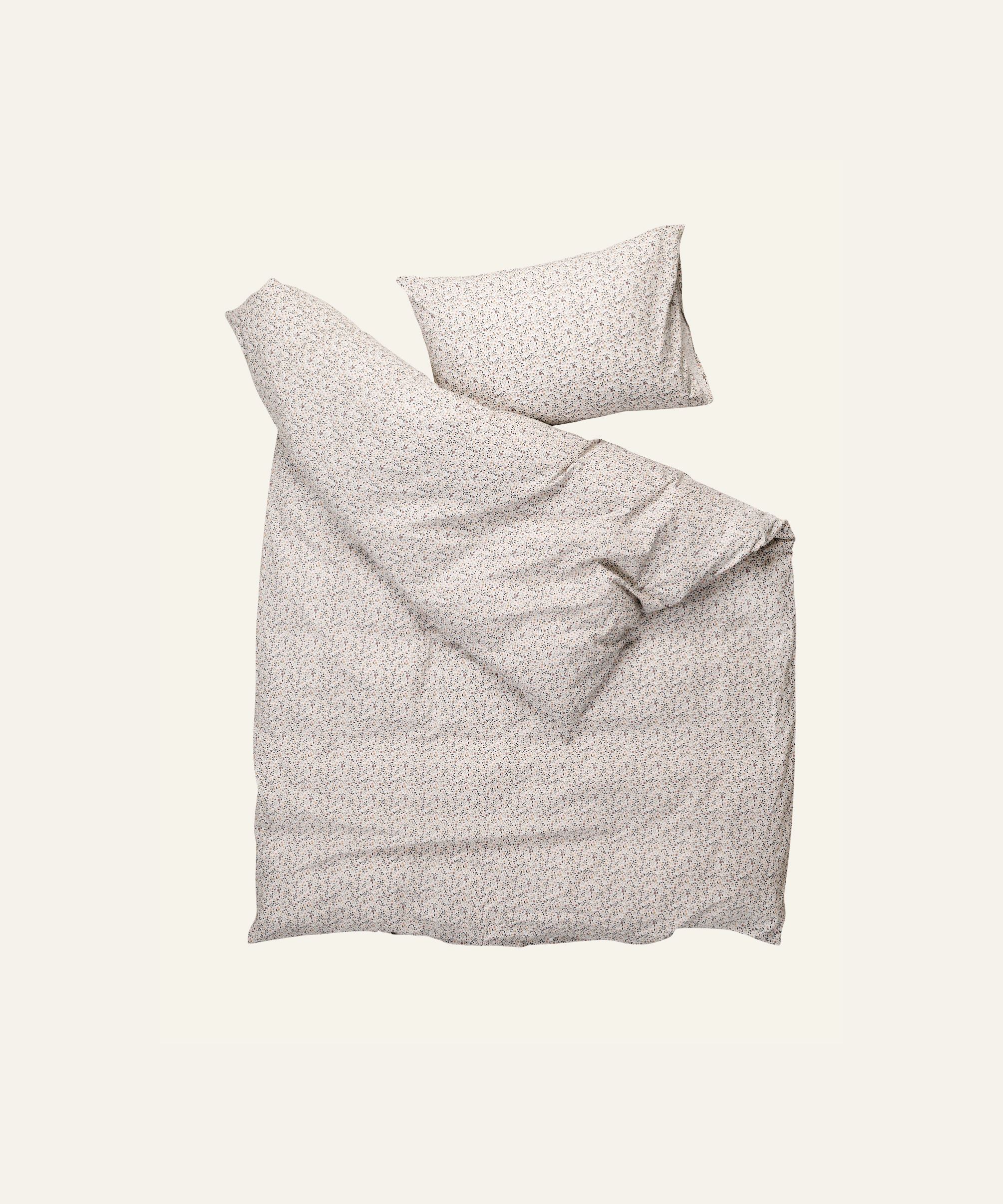 Voodipesukomplekt puuvillane mitmevärviline/roheline - 2