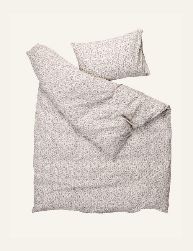 Voodipesukomplekt puuvillane mitmevärviline/roheline - 2