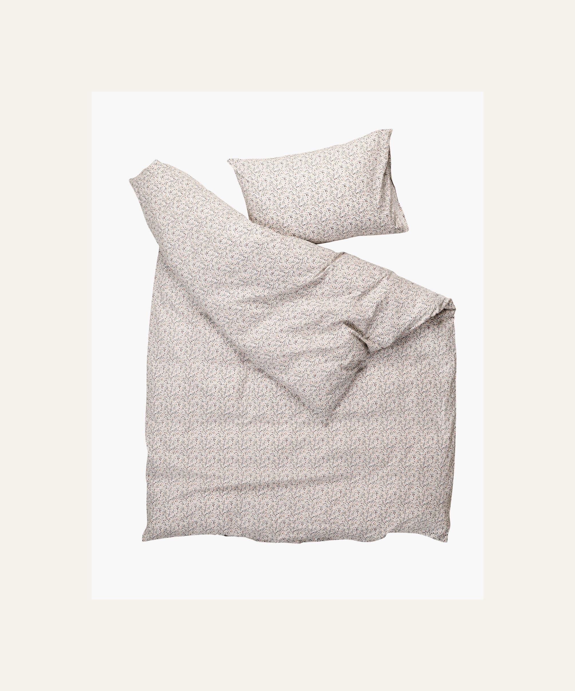 Voodipesukomplekt puuvillane mitmevärviline/roheline - 2