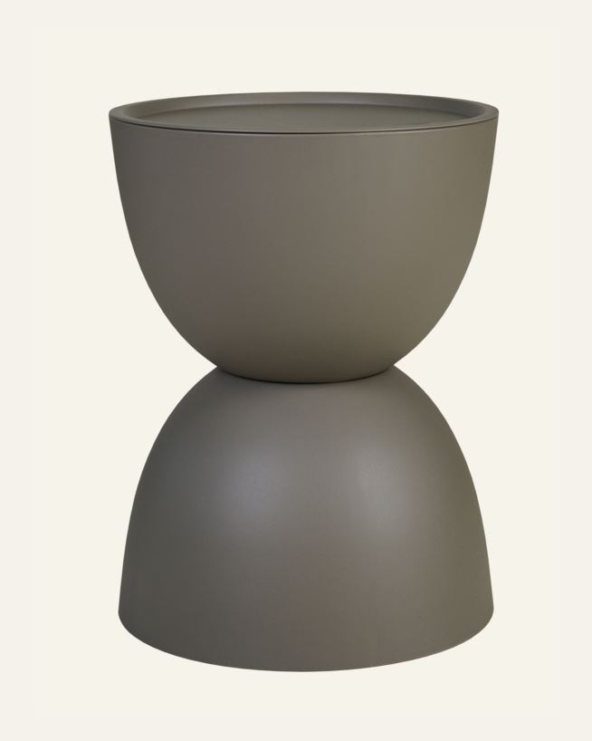 Aialaud hallikaspruun - h46 cm ø34 hallikaspruun - 1