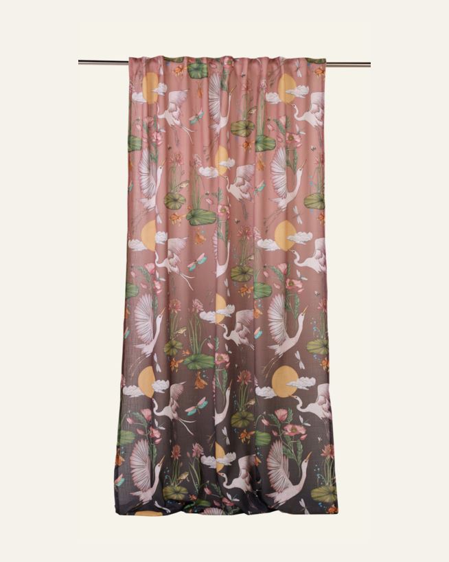 Kardin mitmevärviline/roosa - 140x240 cm mitmevärviline/roosa - 1