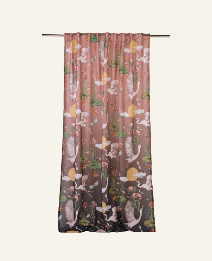 Kardin mitmevärviline/roosa - 140x240 cm mitmevärviline/roosa - 1