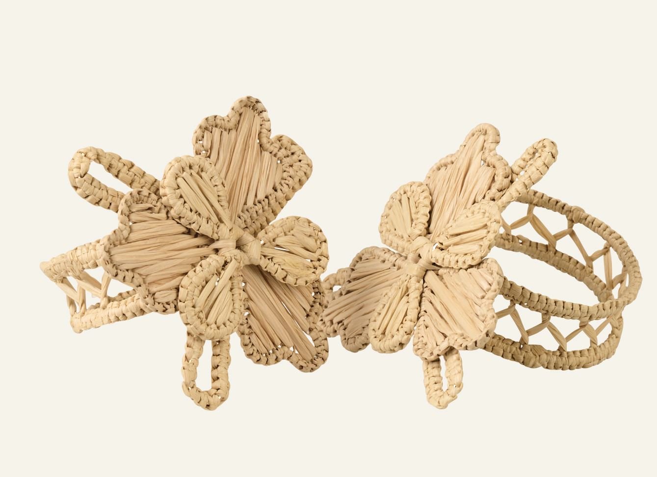 Salvrätikurõngad 2tk naturaalne toon - 2