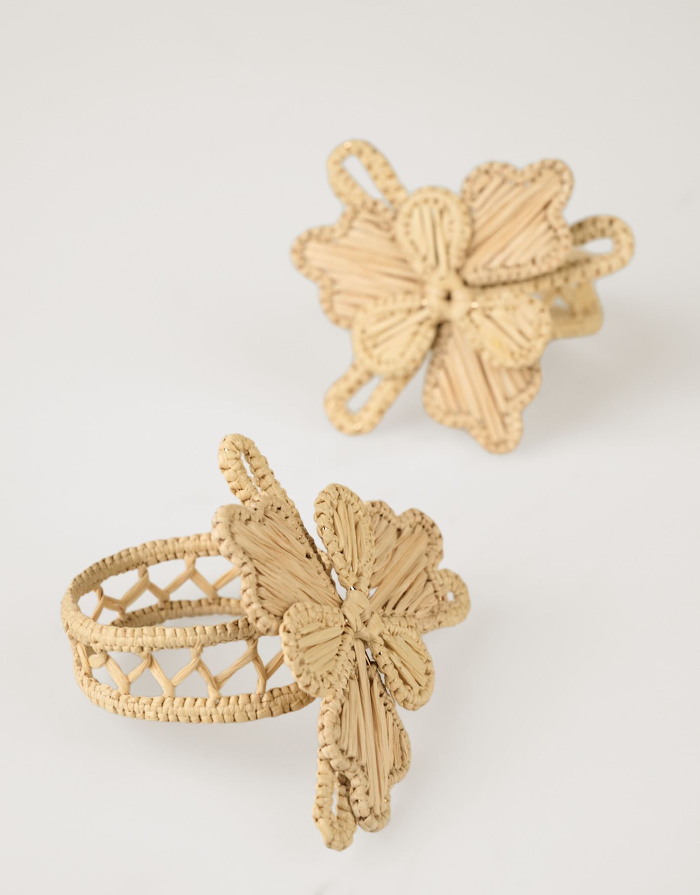 Salvrätikurõngad 2tk naturaalne toon - 5