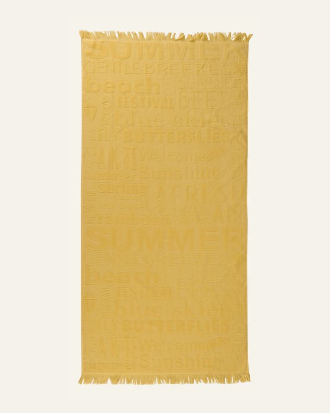 Vannirätik kollane - 75x150 cm kollane - 1