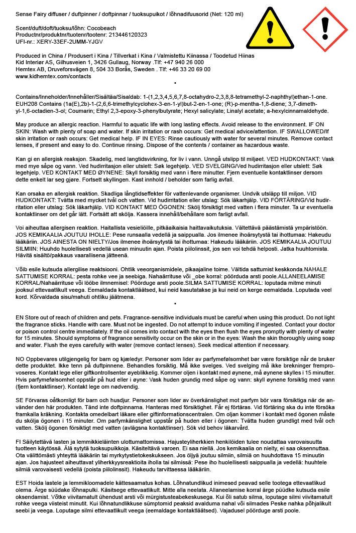 Kodulõhn mitmevärviline/beez - 3