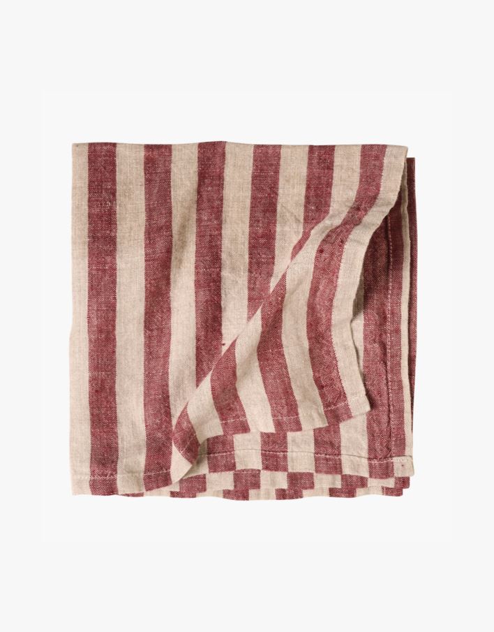 Linane servjett tumepunane - 45x45 cm tumepunane - 1