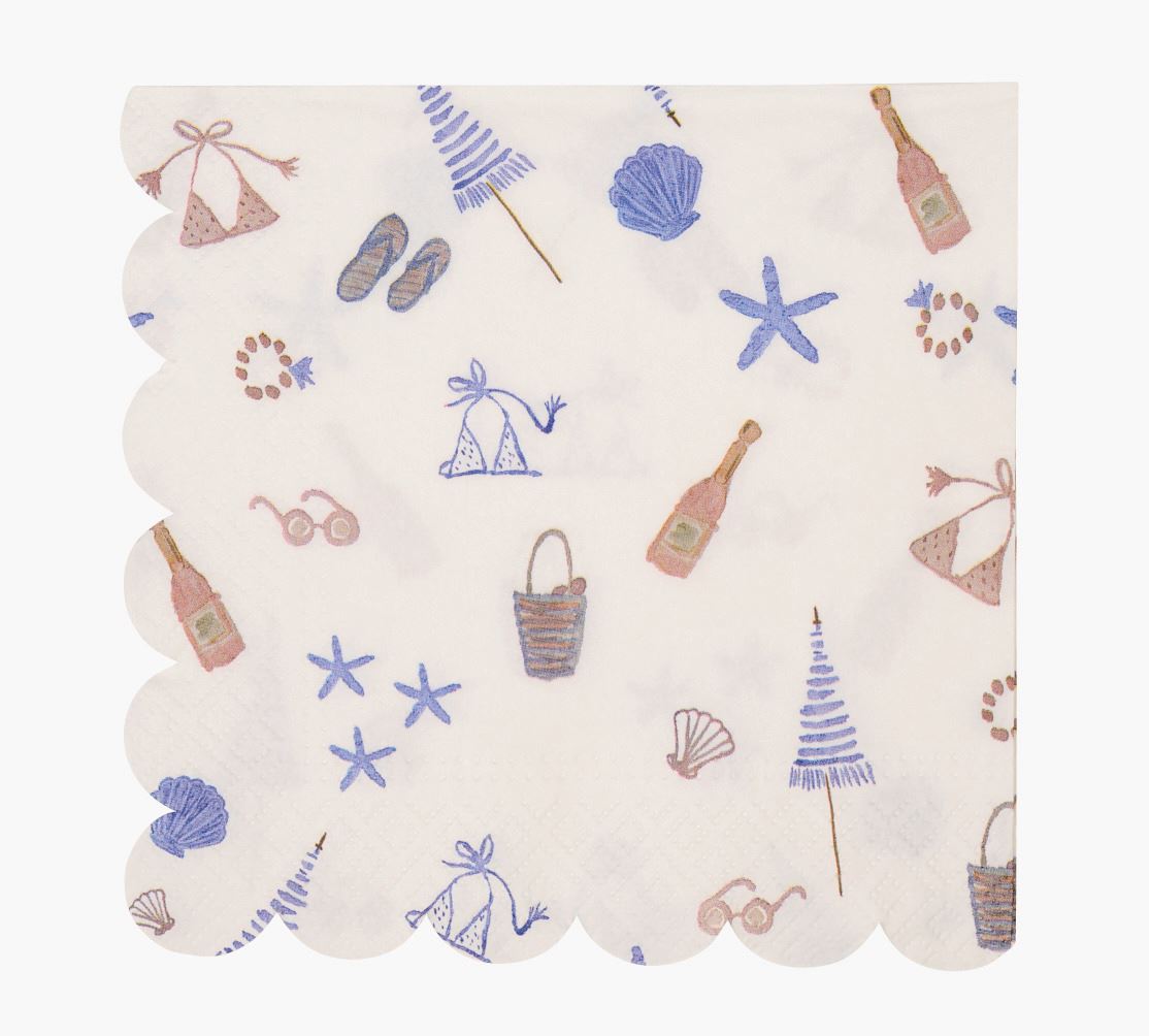 Pabersalvrätikud mitmevärviline/sinine - 33x33 cm mitmevärviline/sinine - 1