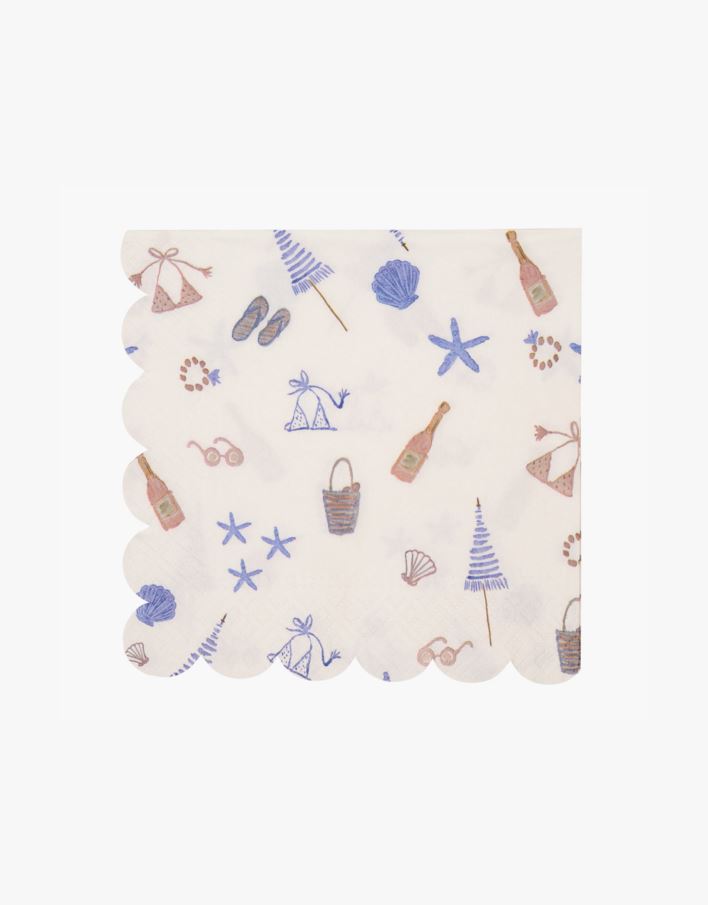 Pabersalvrätikud mitmevärviline/sinine - 33x33 cm mitmevärviline/sinine - 1