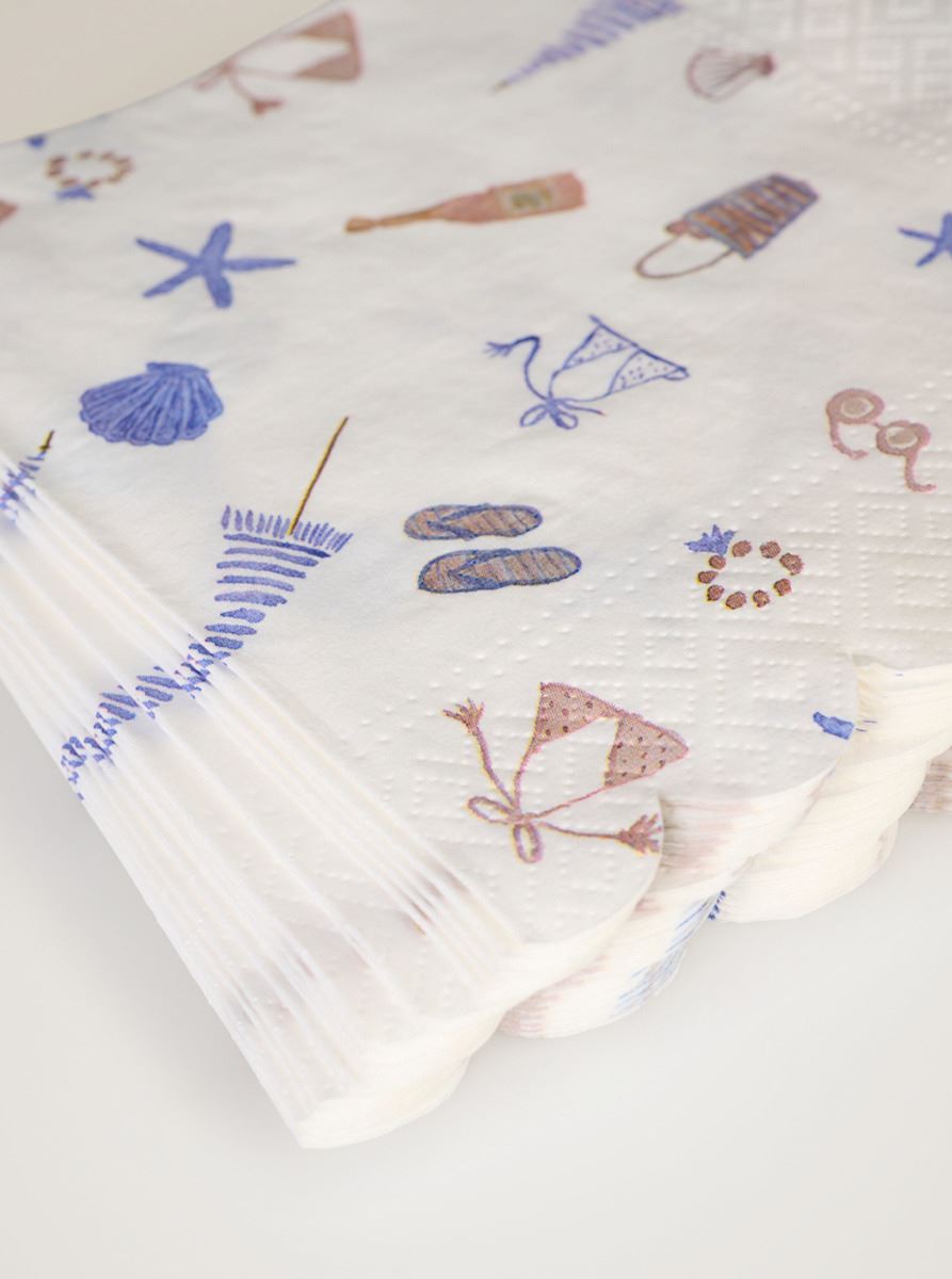 Pabersalvrätikud mitmevärviline/sinine - 2