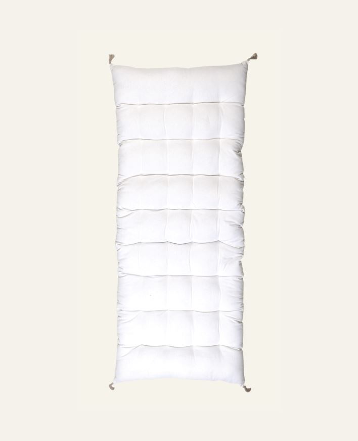 Toolipadi loodusvalge - 60x140x7 cm loodusvalge - 1