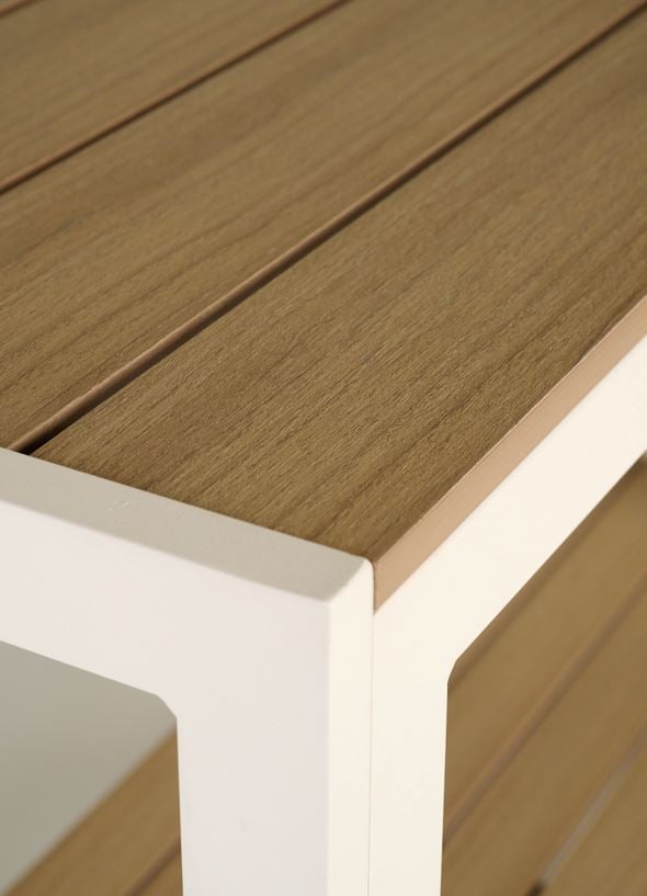 Ratastega riiul loodusvalge - 4